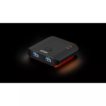 Conmutador de uso compartido USB 3.2 Gen 1 2x2 ATEN US4322 — 2 host / 2 dispositivo, Type-A