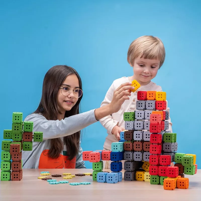 Bloques de construcción Marioinex Mini Waffel modelo 908204 — set de 142 piezas
