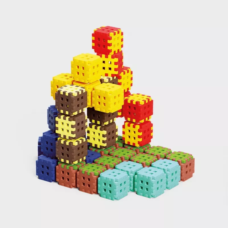 Bloques de construcción Marioinex Mini Waffle 302 piezas — set de construcción apilable y encajable