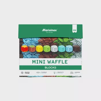 Juguete de construcción Marioinex Klocki Waffle Mini Blocks — 502 piezas