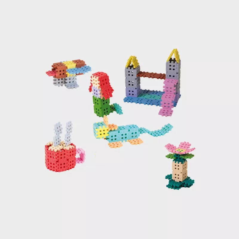 Bloques Marioinex Mini Waffle 400 piezas pastel – set de construcción para niños