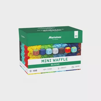 Bloques Marioinex Mini Waffel 406 piezas — juego de construcción para juego creativo