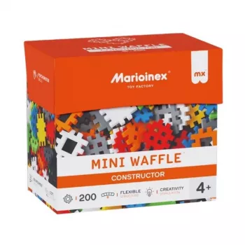 Set de construcción Marioinex Mini Waffle Constructor 200 piezas — bloques para juego creativo