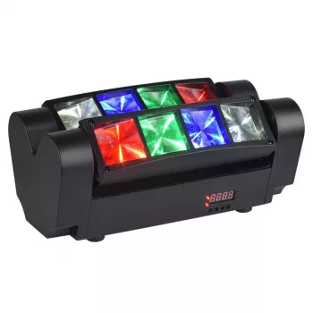 LIGHT4ME Spider MKII Turbo - Efecto LED 8x3W RGBW