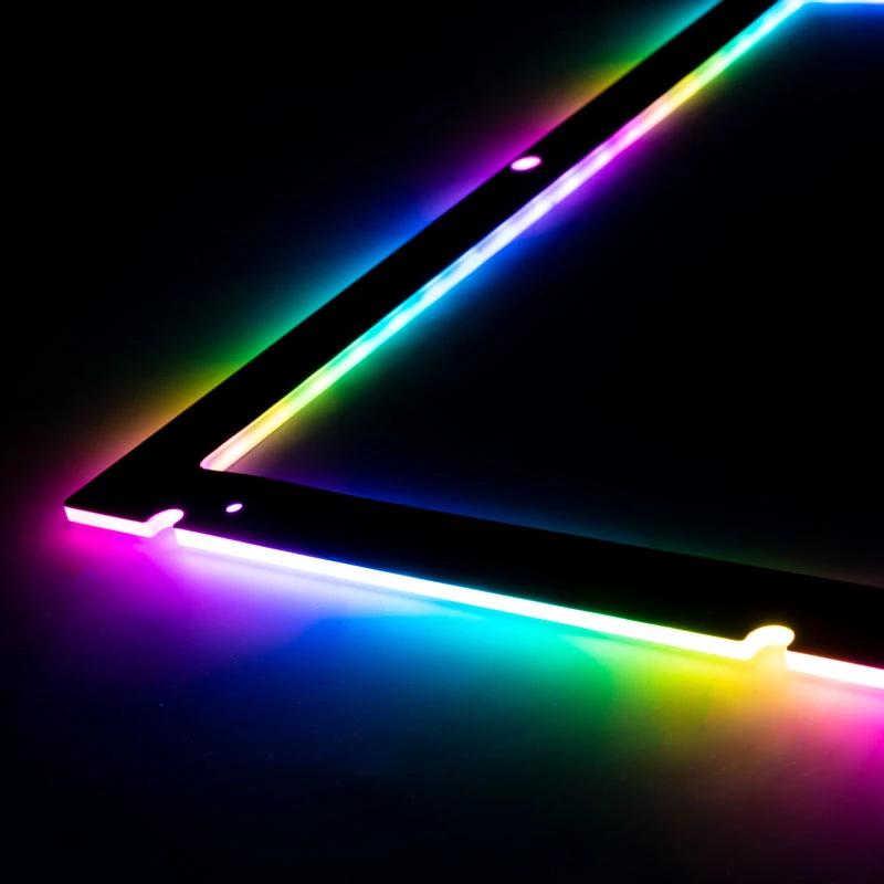 Lamptron ATX Marco LED ARGB para placa base – negro