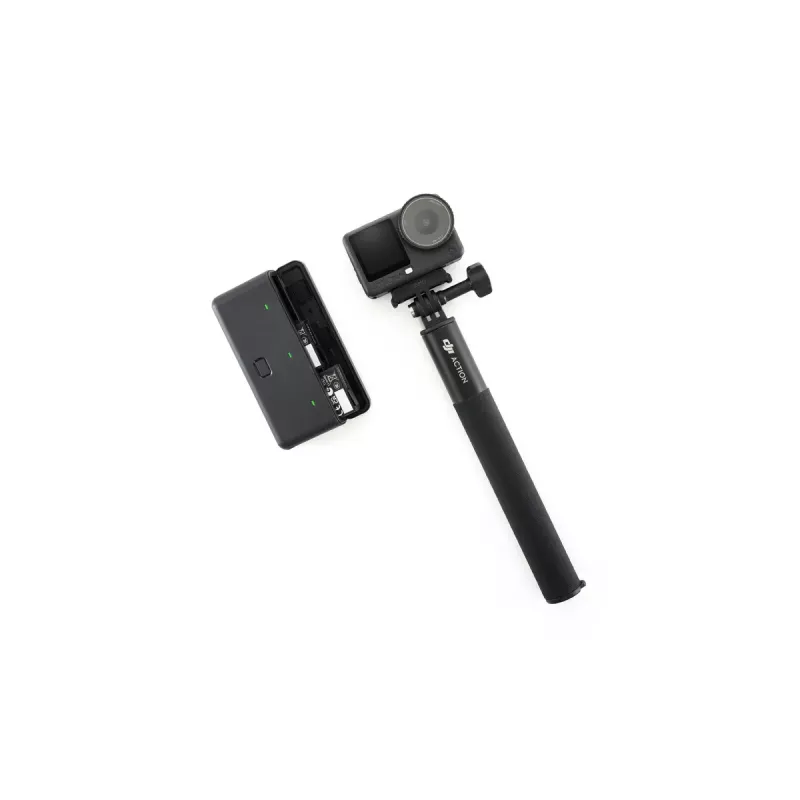 Cámara de acción DJI Osmo Action 6 Adventure Combo — 38 MP, 4K Ultra HD, CMOS de 1/1,1 inch, campo de visión de 155°, zoom digital 2x