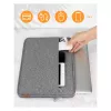 Funda protectora Inateck LB01005 para portátiles de 35,6 cm (14 inch), gris, superficie lisa