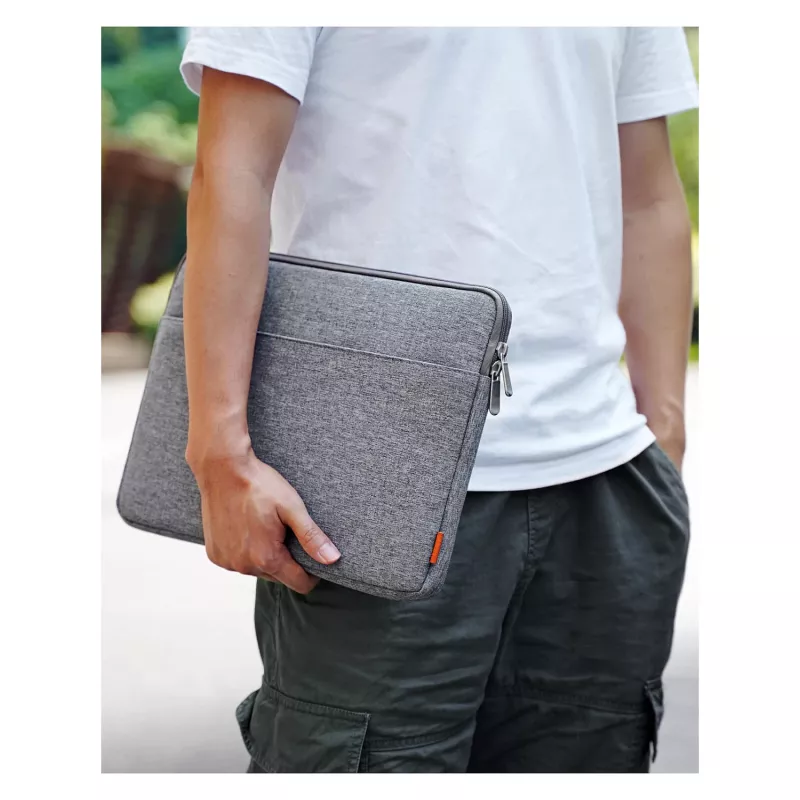 Funda protectora Inateck LB01005 para portátiles de 35,6 cm (14 inch), gris, superficie lisa