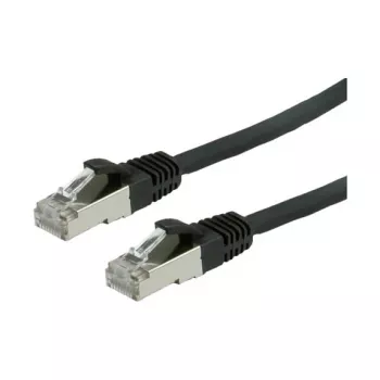 VALUE Cable de parcheo Cat.6 Clase E S/FTP PiMF LSOH negro 10m