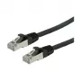 VALUE Cable de parcheo Cat.6 Clase E S/FTP PiMF LSOH negro 10m
