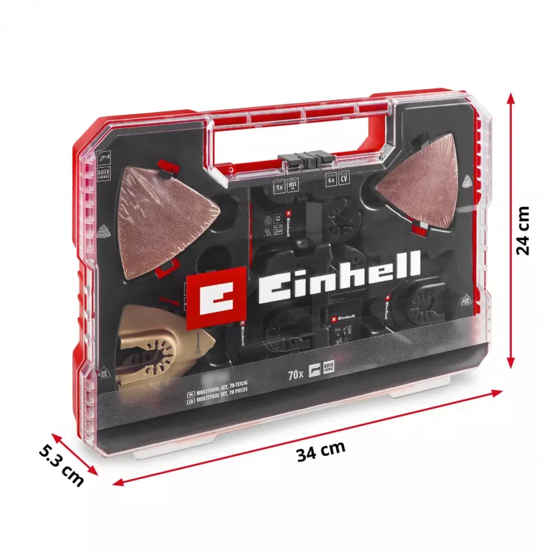 Disco de sierra EINHELL 708170 para HM/BiM HCS – apto para aluminio, acero oxidado, acero cromo-vanadio