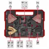 Disco de sierra EINHELL 708170 para HM/BiM HCS – apto para aluminio, acero oxidado, acero cromo-vanadio