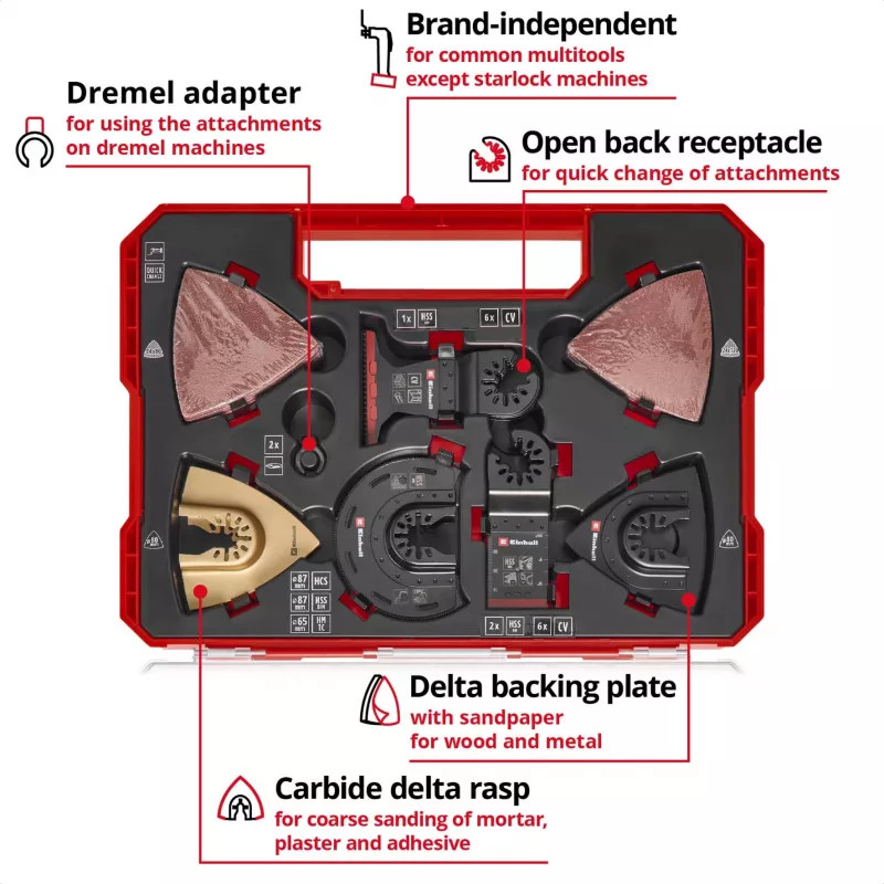Disco de sierra EINHELL 708170 para HM/BiM HCS – apto para aluminio, acero oxidado, acero cromo-vanadio