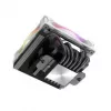 Disipador CPU Akasa SOHO H6L RGB blanco – disipador Low-Profile con ventilador RGB, compatible con sistemas compactos Mini-ITX