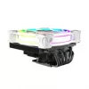 Disipador CPU Akasa SOHO H6L RGB blanco – disipador Low-Profile con ventilador RGB, compatible con sistemas compactos Mini-ITX