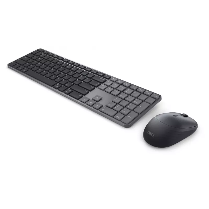 Dell Pro 7 Slim Teclado y ratón | KM726 | Conjunto de teclado y ratón | Inalámbrico | Ratón incluido | Ruso | Bluetooth | Negro