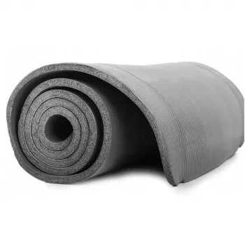 Extralink | Esterilla de ejercicio | Fitness gris yoga y aerobic 180x60cm