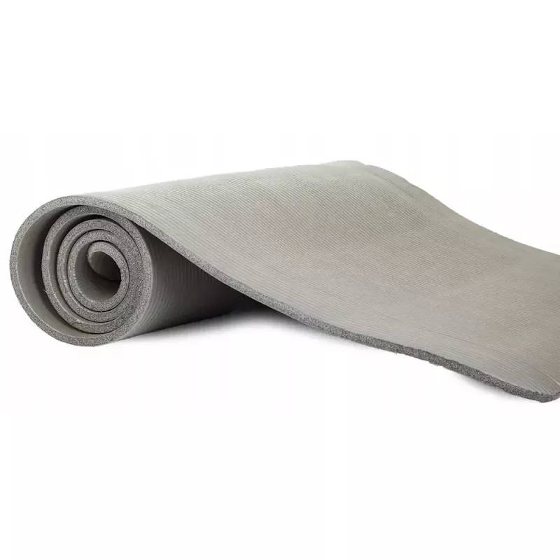 Extralink | Esterilla de ejercicio | Fitness gris yoga y aerobic 180x60cm