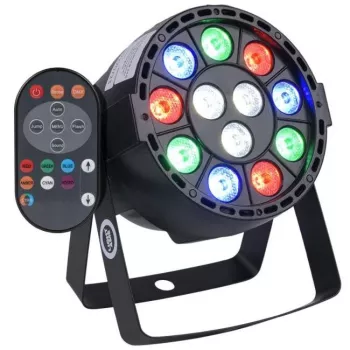 LIGHT4ME P12 LED PAR RGBW - Par LED RGBW, piloto