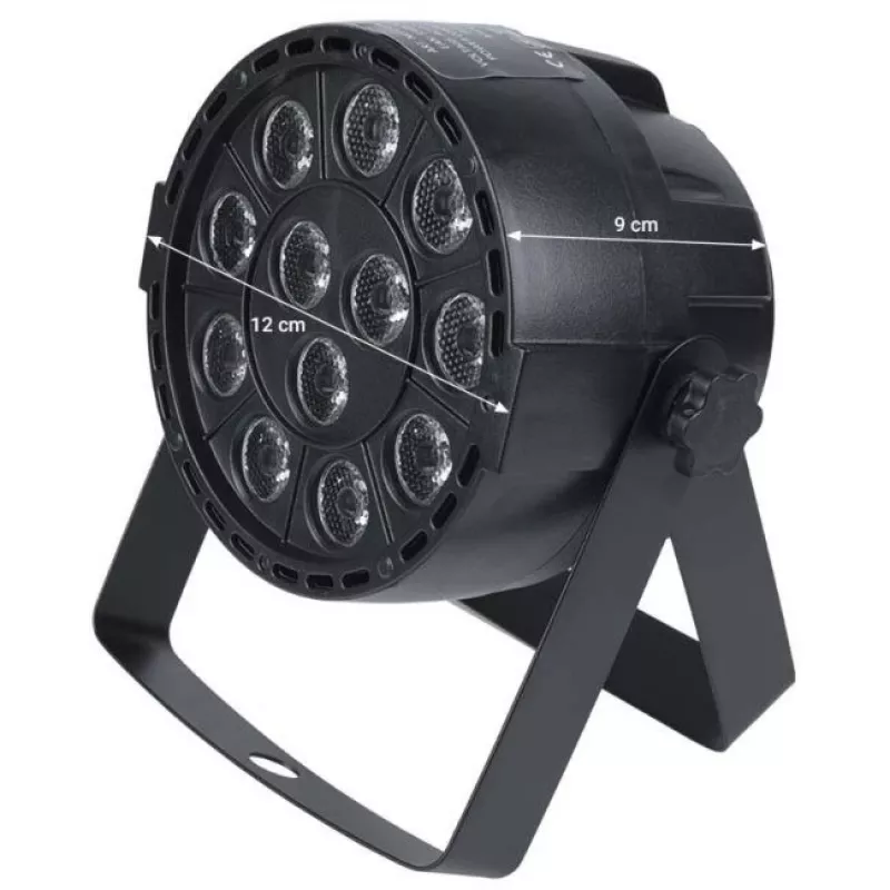 LIGHT4ME P12 LED PAR RGBW - Par LED RGBW, piloto