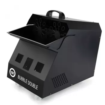 LIGHT4ME BUBBLE DOUBLE - Máquina de pompas de jabón 300W, mando a distancia inalámbrico