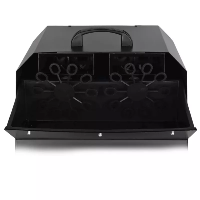 LIGHT4ME BUBBLE DOUBLE - Máquina de pompas de jabón 300W, mando a distancia inalámbrico