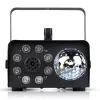 LIGHT4ME FOG 600W LED BALL - Máquina de humo, efecto de iluminación de humo/bola disco, mando a distancia inalámbrico