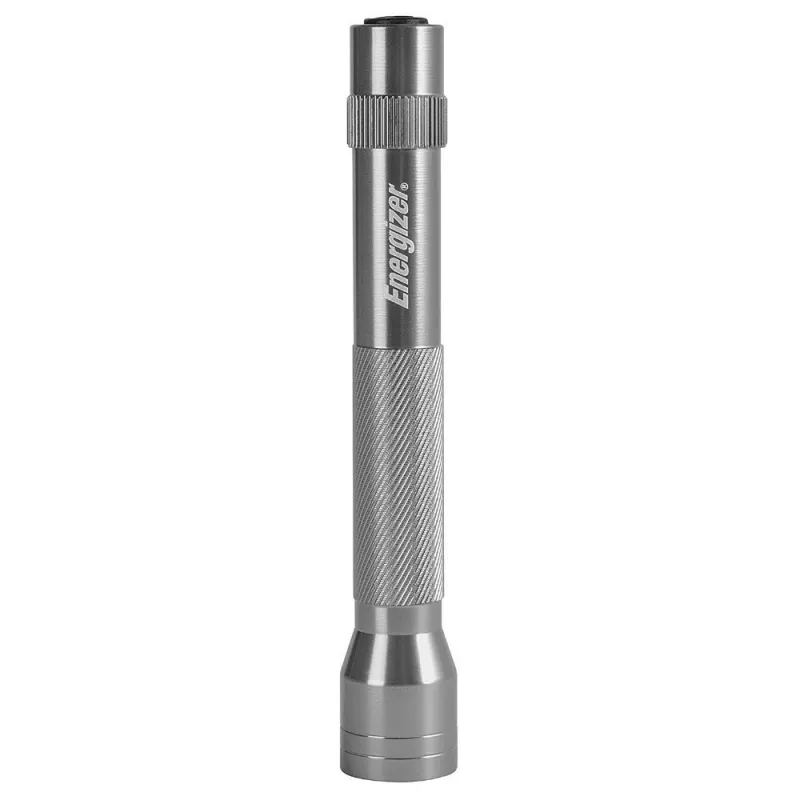 Linterna LED de metal 90 lúmenes plateado