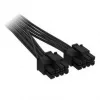 Corsair Cable premium con funda 2x 8 pines a 12V-2x6, para fuente de alimentación Type-4 – negro