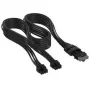 Corsair Cable premium con funda 2x 8 pines a 12V-2x6, para fuente de alimentación Type-5 – negro