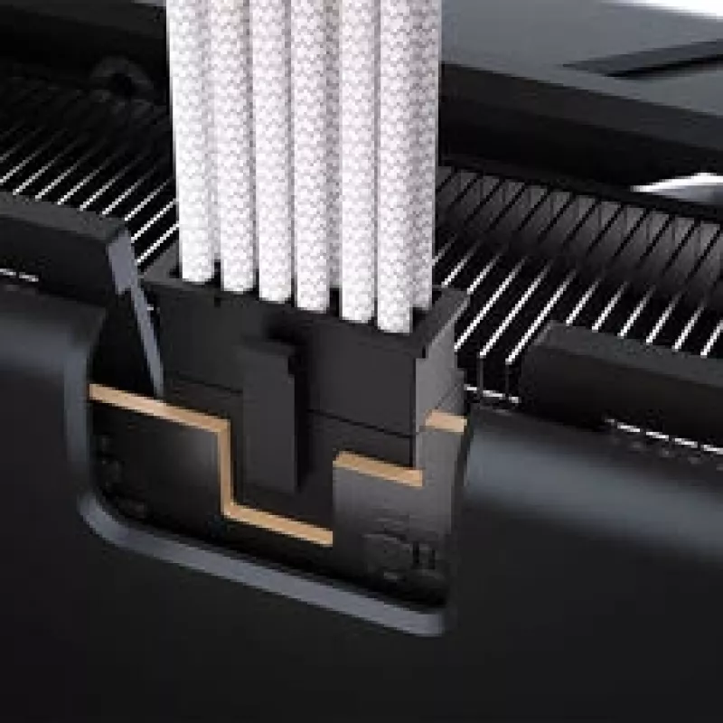 Corsair Cable premium con funda 2x 8 pines a 12V-2x6, para fuente de alimentación Type-5 – blanco