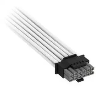 Corsair Cable premium con funda 12V-2x6 a 2x 6+2 pines PCIe, universal - blanco