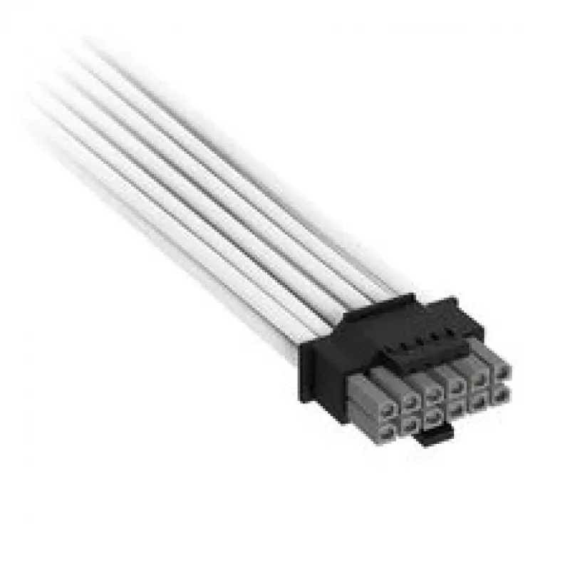 Corsair Cable premium con funda 12V-2x6 a 2x 6+2 pines PCIe, universal - blanco