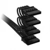 Cable de alimentación SATA 4x con funda premium Corsair, para fuente de alimentación Type-5 - negro