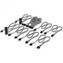 Set de cables Corsair, Type 4, DC Cable Pro Kit, con funda individual - negro / blanco