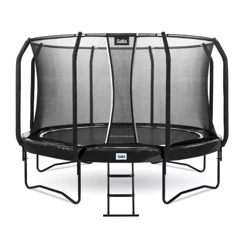 Trampolín Salta First Class redondo 366 cm, trampolín de fitness, negro, modelo 5373A