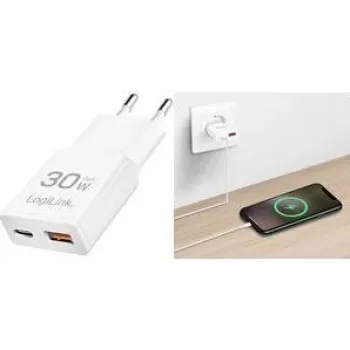 Fuente de alimentación Logilink PA0348 blanca