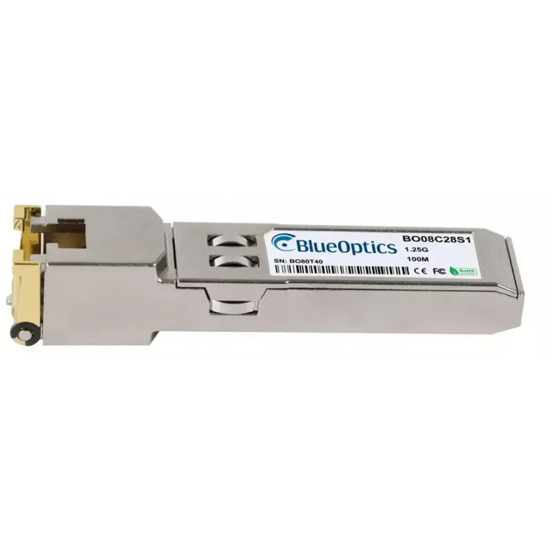 Transceptor de cobre SFP BlueOptics 61494-BO, 1× RJ45, 1250 Mbit/s, 100 m, compatible con Lancom