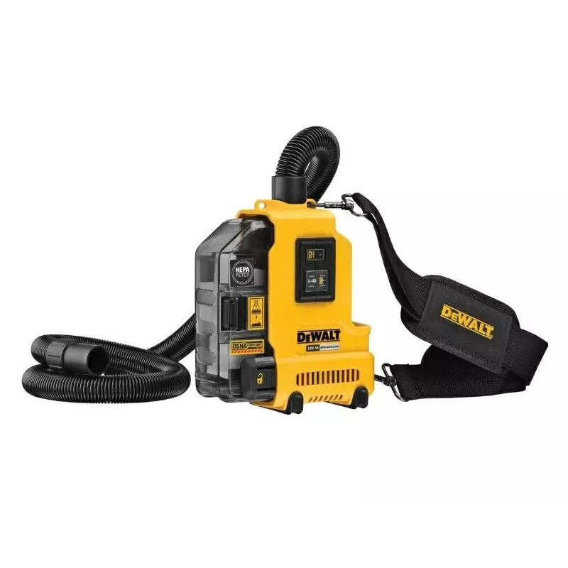 DeWALT DWH161N-XJ Aspiración de polvo Amarillo 0,21 L