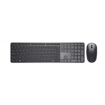 Dell Pro 7 Slim KM726 | Conjunto de teclado y ratón | Inalámbrico | Ratón incluido | Pilas incluidas | Lituano | Conexión inalámbrica | Negro