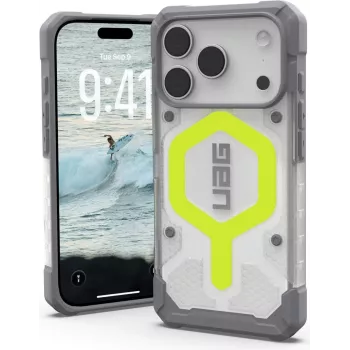 Funda UAG Urban Armor Gear Pathfinder MagSafe | Apple iPhone 17 Pro | active neon (transparente) | 114551118181 (114551118181)