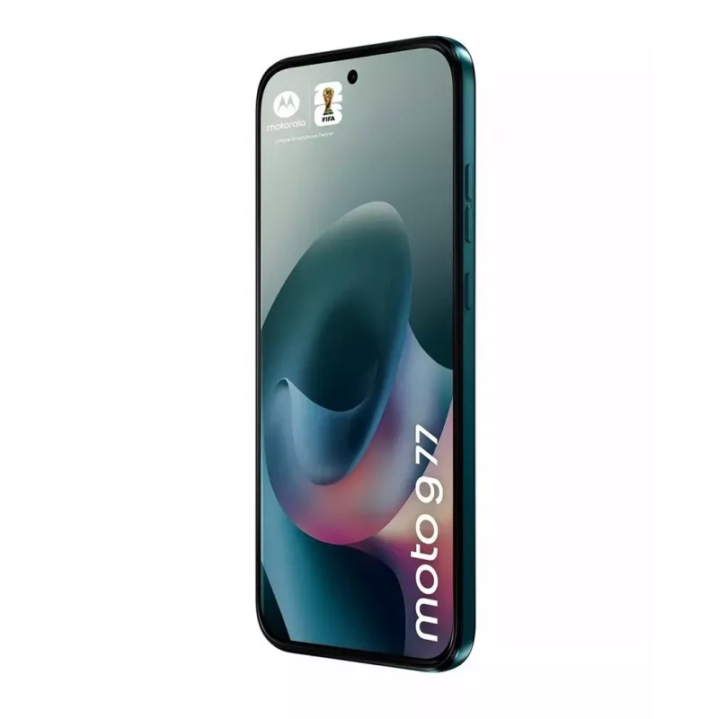 Smartphone Motorola G77 5G 12/256GB Shaded Spruce — 6,78 inch 120 Hz pOLED, Dimensity 6400, 108+8 MP, NFC, IP64