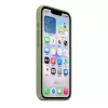 Funda protectora de silicona con MagSafe para Apple iPhone 17e — Light Moss, compatible con pantallas de 15,5 cm (6,1