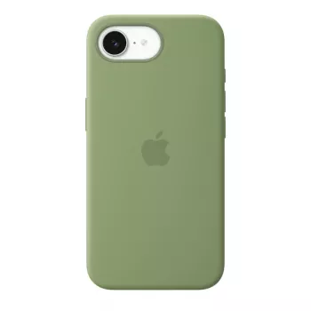 Funda protectora de silicona con MagSafe para Apple iPhone 17e — Light Moss, compatible con pantallas de 15,5 cm (6,1