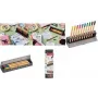 Rotuladores fineliner Stabilo point 88 set clic de 10 colores con estuche de plástico y salvapapeles (Modelo 8810‑5)