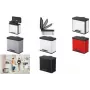 Cubo de basura Hailo Öko trio Plus L / 3x9L / plata