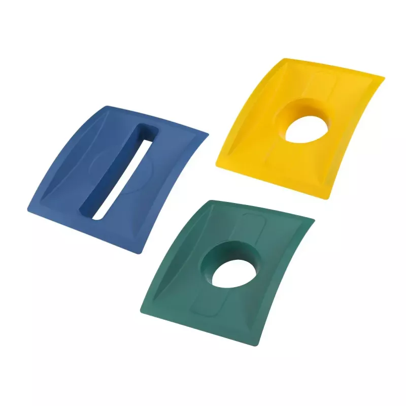 Cubo de basura Hailo ProfiLine WSB Design Plus XXXL — rectangular ABS gris, ancho 500 mm, fondo 470 mm, alto 110 mm