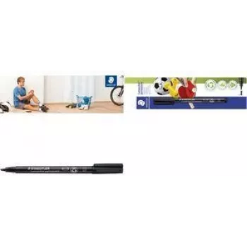 Rotulador Staedtler 314-9 BK-1 – marcador permanente negro, origen Alemania