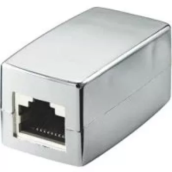 Conector hembra/acoplador RJ45 CAT 6 Wentronic Goobay – para redes de 250 MHz, apantallado (93963)