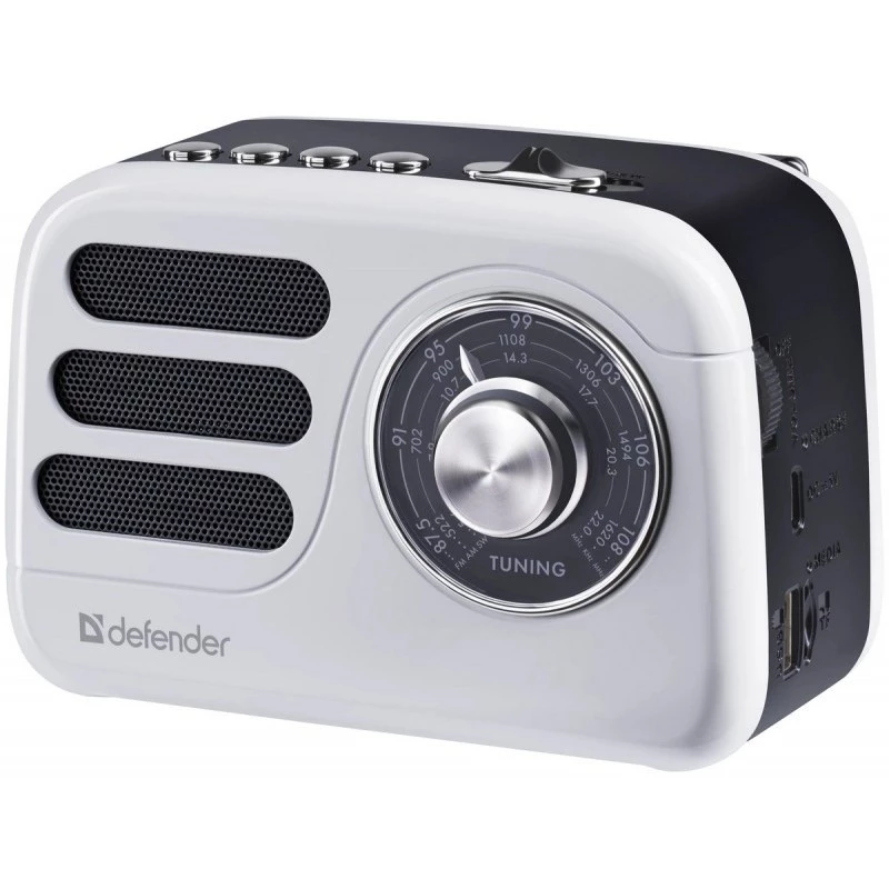 Altavoz portátil DEFENDER SIGNAL con FM/MP3/SD/USB y Bluetooth (5W, antena)